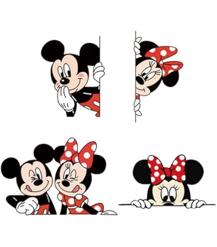 Amazon.co.jp: [GREDINO] ステッカー ミッキーマウス 防水 シール 車の