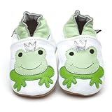 Soft Leather Baby Shoes Prince Frog [ソフトレザーベビーシューズプリンスカエル] 3-4 years (16.5 cm)