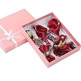 ベビーガールズヘアバンド,ヘアクリップ、子供用ラブリーヘアアクセサリー、, 赤