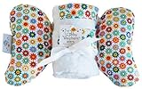 Baby Elephant Ears Head Support Pillow & Matching Blanket Gift Set (Sprockets) by Baby Elephant Ears