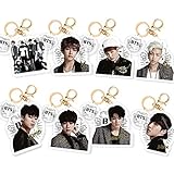BTS 防弾少年団 キーホルダー キーチェーン Butter 人気韓流芸能人グッズ アイドルグループ キャラクター アクリルキーリング アクセサリー キャラクター ​ プレゼント おもちゃ インテリア 人気アニメ 漫画 萌えグッズ 多機能 携帯スタン