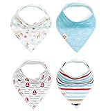 Natemia Baby Bandana Drool Bibs for Drooling and Teething (Blue) by Natemia
