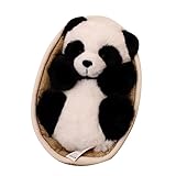 HYAKURIぬいぐるみ くま/テディベア 小きい可愛い熊 動物小動物 くまぬいぐるみ/熊縫い包み/クマ抱き枕/お祝い/ふわふわぬいぐるみ (Cパンダ黒21cm)