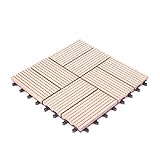 人工木　ウッドパネル　タイプA　27枚セット　ブラウン