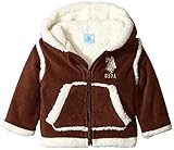 米国ポロ協会。ベビー幼児用男の子'マイクロフリースSherpa Lined Jacket カラー: ブラウン