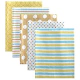 Luvable Friends Flannel Receiving Blankets, Yellow, 5 Pack by Luvable Friends [並行輸入品]
