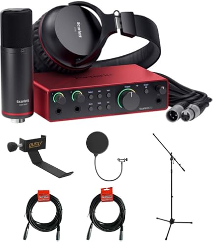 Amazon.co.jp: Focusrite SCARLETT Studio Pack w/CM25 Microphone