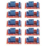 Perfk 3ピン　リレーボード　オプトカプラ　リレーモジュール　DC 3V　Arduino PIC ARM用　3個/4個/10個　1チャンネル　　 - 10個セット