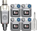 Xvive U4R4 エックスバイブ インイヤーモニター ワイヤレスシステム (トランスミッター+レシーバー4個)