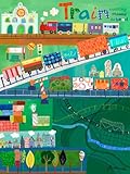 Oopsy Daisy Train Stationストレッチキャンバス壁アートby Jill McDonald 30 by 40-Inch PE1290