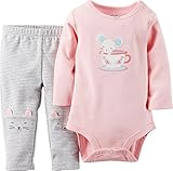 カーターズ carter's babyline アパレル 長袖 ロンパース パンツ セット 綿 マルチカラー 121G153 【並行輸入品】 12M