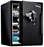 「開梱設置費込」Sentry 耐火・耐水金庫(2時間耐火) テンキー式 (質量:約75kg)ブラック JTW205GGL