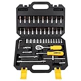 Dekoツールset-一般家庭用ハンドツールキットwithプラスチックツールボックスストレージ