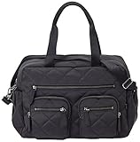 OiOi Quilted Carryall Diaper Bag, Black by OiOi