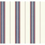York Wallcoverings NY4936SMP Nautical Living Bay Stripe 2 Wallpaper Memo Sample, 8-Inch x 10-Inch, C