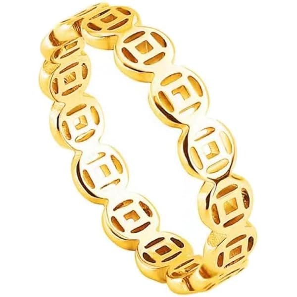 Amazon | [Bottone] ステンレス鋼リングチャームラッキーマネー  