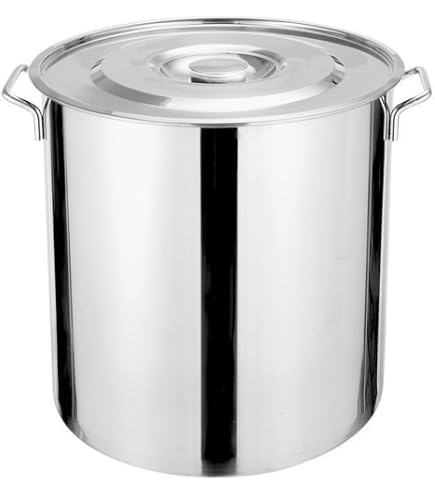 Amazon | CURTA業務用寸胴鍋(IH対応) 直径40cm 容量50L 重量7.31KG 18
