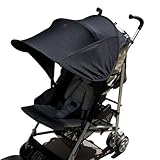 Diono Shade Maker Universal Stroller Sun Shade Canopy (Black)