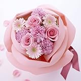 【日比谷花壇】バラの形の花束ペタロ・ローザ「フェミニンピンク」