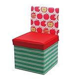 kicky キッズストレージチェア おもちゃ箱 キッズチェア りんご アップル