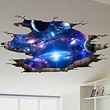 綺麗な　３Ｄ星空　ウォールステッカー　壁貼り　壁紙シール　壁、ドア、ランプ、子供の部屋、ベッドルームや天井などすべて滑らかで清潔な表面にも適用　ウォールシール/ウォールペーパー/シール/壁のクロース 