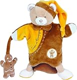 ＤＯＵＤＯＵ　DC1055 パペット　ベアー  ジンジャーマンを振るとカラカラ音がします  ｻｲｽﾞ H約20cm