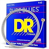 DR Strings (デーアール) エレキ弦 PURE BLUES ニッケル .009-.042 PHR-9 【国内正規品】