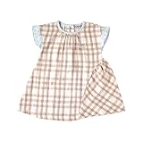 Hoppetta チェックワンピース ベージュ 90cm 59255