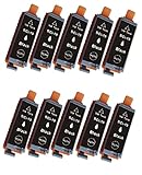 【BCI-19BK canon互換インク】ブラック×10個セット【ICチップ付】