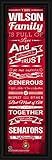 Ottawa Senators – ファミリCheer Personalized Framed Print – カスタマイズNow – 公式ライセンス – Decade Awards – Prints