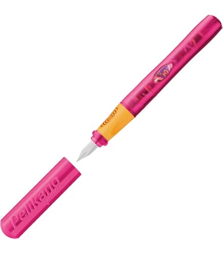 Amazon | Pelikan Griffix 万年筆 右利き用 フェダー A ネオン