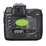 3枚 VacFun フィルム ， Nikon D2Xs 向けの 保護フィルム 液晶保護 フィルム 保護フィルム（非 ガラスフィルム 強化ガラス ガラス ケース カバー ） ニュー