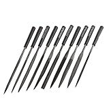 クラフト分ニードルファイルキット10個カービング4ミリメートルX 165ミリメートル宝石商