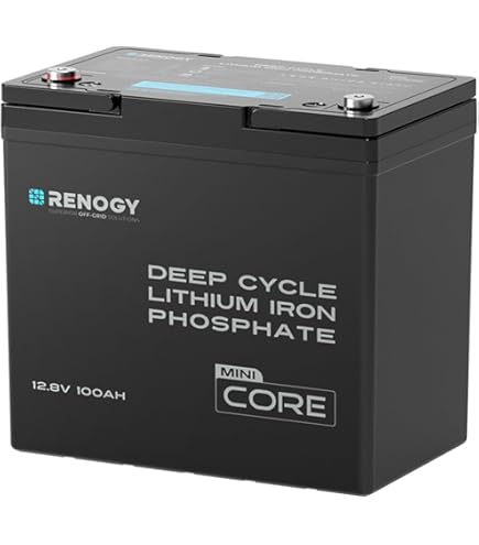 1207 12V 100Ah LiFePO4バッテリー スマートBMS キャンプ Amazon.co.jp