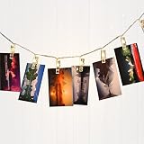 Honeyall® LED String Lights Photo Clip picture lights , 16 Photo Clips, 4,5 Meter/15 Feet,3 1.5V AA 