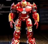 新しいMarvel Avengers 2 Age of Ultron iron man hulk buster 7 " FigureメタルColo