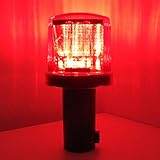 色いろソーラー工事灯・幅80mm（赤カバー/点滅・赤）