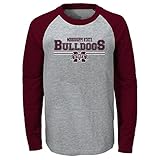 NCAA Boys 4 – 7 "フィールドライン」長袖Tシャツ グレイ
