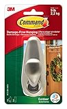 Command 1 Hook 2 Strips Outdoor Forever Classic Large Metal Hook [並行輸入品]