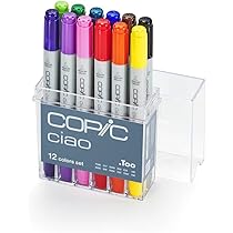 Copic ciao 12色セット＋8本 Amazon | Too コピック チャオ スタート 12色セット 多色