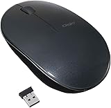 Digio2 ワイヤレスマウス 薄型 3ボタンBlue LED ブラック MUS-RKT153NBK