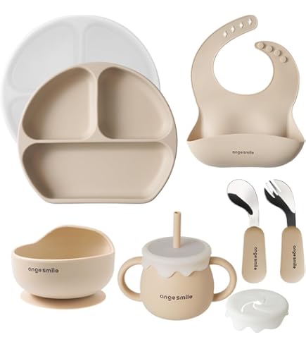 Amazon | Mamimami Home ベビー食器 獅子 豪華5点セット オレンジ