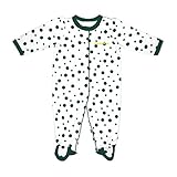 NCAA Oregon Ducks Infant Polka Dot Footedクリーパードレス、6ヶ月、グリーン