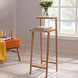 LJ ヨーロッパスタイルのシンプルなフロアスタイルのソリッドウッドフラワーラック ( サイズ さいず : 95cm )