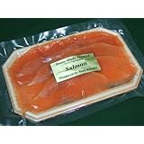 KISAKU スモークサーモン スライス ８００ｇ（８０ｇ×１０パック） ◆ 無添加 ◆ 製造直売！ 国内産：那須の工房 ◆ ヨーロピアンスタイルの直火法冷燻 ◆
