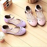 子供靴 キッズパンプス フォーマルシューズ 女の子用シューズ 女の子サンダル 女の子用フォーマル 靴 プリンセス パンプス 全２色 purple,195