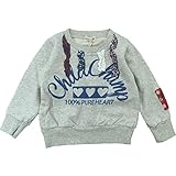 【秋冬物】 CHILD CHAMP(チャイルド チャンプ) スラブ裏毛フリルロゴトレーナー 90cm/GY NO.C-86153107