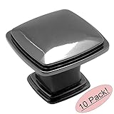 Cosmas ® 4391bnブラックニッケルモダンキャビネットハードウェアノブ – 1 – 1 / 4 "インチSquare – 10パック