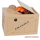 ホラーハロウィン保存お金ボックス移動Stealing Money Monster Cat手ペニーコインバンク、in theボックスコインバンク