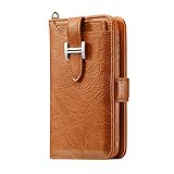 Sasairy Samsungケース PUレザー 手帳型 カード収納 Samsung S8 カバー 取り外し可能 マグネット 分離式 耐衝撃 大容量 Samsung S8 ケース スキミング防止 横開